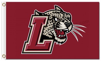 Wholesale high-end NCAA Lafayette Leopards 3'x5' polyester flags with character L