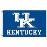Großhandel hoch-Endee ncaa Kentucky Wildkatzen 3'x5 'Polyester kennzeichnet Zeichen mit bule Hintergrund