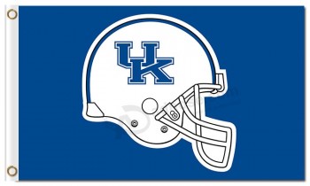 Ncaa肯塔基野猫3'x5'聚酯旗白色头盔出售