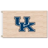 Ncaa kentucky wildcats 3'x5 'polyester fahnen holz farbe zu verkaufen