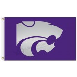 Ncaa Kansas State Wildkatzen 3'x5 'Polyester Flaggen zum Verkauf