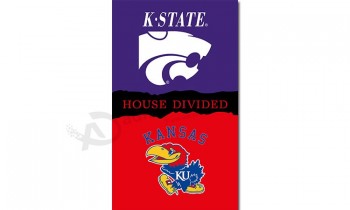 NCAA Kansas State Wildcats 3'x5' polyester flags