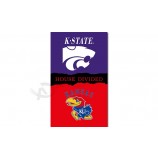 Ncaa Kansas State Wildkatzen 3'x5 'Polyester Flaggen
