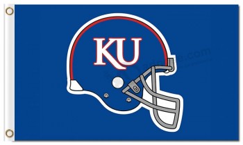 Ncaa kansas jayhawks 3'x5'聚酯旗帜