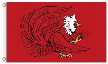 Ncaa jacksonville state gamecocks drapeaux en polyester 3'x5 '