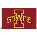 Ncaa iowa state cyclones 3'x5 'polyester fahnen zeichen