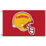 Ncaa iowa Zustand Zyklone 3'x5 'Polyester Fahnen