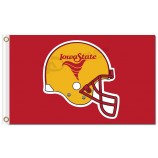 Ncaa iowa state cyclones 3'x5 'polyester fahnen gelborange helm