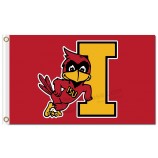 Ncaa iowa state cyclones 3'x5 'polyester fahnen rot und orange