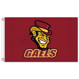 NCAA Iona Gaels 3'x5' polyester flags red backgeound for sale