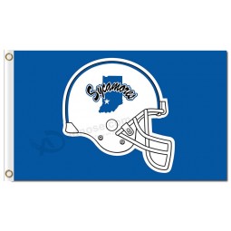 NCAA Indiana State Sycamores 3'x5' polyester flags white helmet for sale