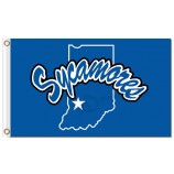 Ncaa Indiana State Sykomoren 3'x5 'Polyester Flaggen zum Verkauf