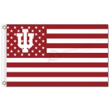 Ncaa Indiana Hoosiers 3'x5 'Polyester Fahnen Stern und Streifen zum Verkauf