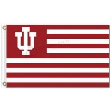 Ncaa Indiana Hoosiers 3'x5 'Polyester Fahnen Stern und Streifen zum Verkauf
