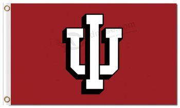 Ncaa indiana hoosiers 3'x5'聚酯标志白色标志出售