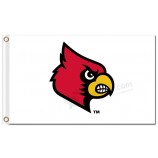 Großhandel benutzerdefinierte hoch-Ende ncaa illinois state redbirds 3'x5 'polyester fahnen weißem hintergrund