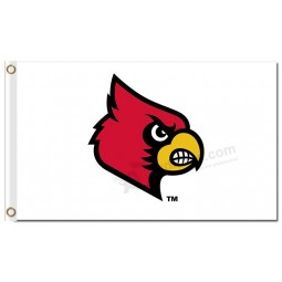 Großhandel benutzerdefinierte hoch-Ende ncaa illinois state redbirds 3'x5 'polyester fahnen weißem hintergrund