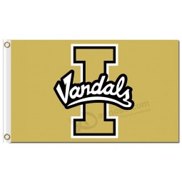 Großhandel benutzerdefinierte hoch-Endee ncaa idaho Vandalen 3'x5 'Polyesterflaggen mit Charakter