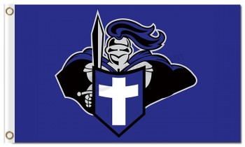 Custom high-end NCAA Holy Cross Crusaders 3'x5' polyester flags purple background