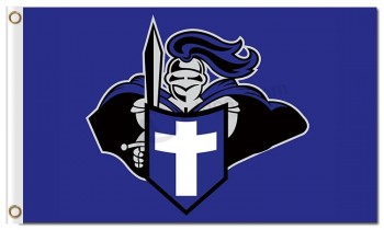 Personalizado alto-Final ncaa holy cross cruzados 3'x5 'banderas de poliester fondo morado