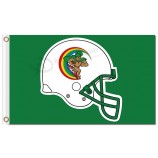 Benutzerdefinierte hoch-Endee Ncaa Hawaii Krieger 3'x5 'Polyester Fahnen weißen Helm
