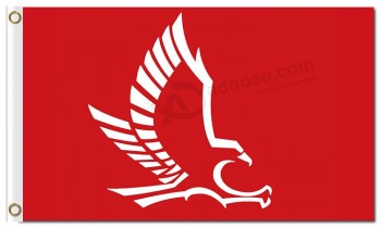 定制便宜ncaa hartford鹰派3'x5'聚酯旗红色