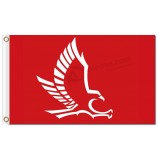 Benutzerdefinierte billige ncaa hartford Hawks 3'x5 'Polyester Fahnen rot