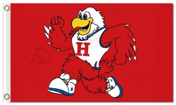 Custom cheap NCAA Hartford Hawks 3'x5' polyester flags happy cock