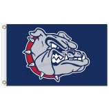 Gewohnheit billige ncaa gonzaga Bulldoggen 3'x5 'Polyester kennzeichnet blauen Hintergrund