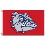 Großhandelskundenspezifische billige ncaa gonzaga Bulldoggen 3'x5 Polyesterflaggen