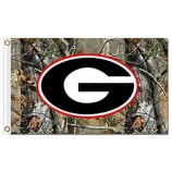 Großhandelskunden preiswerte ncaa Georgia Bulldoggen 3'x5 'Polyester kennzeichnet Wald