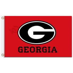 Wholesale custom cheap NCAA Georgia Bulldogs 3'x5' polyester flags