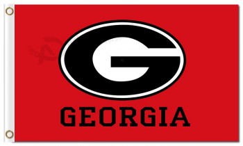 Wholesale custom cheap NCAA Georgia Bulldogs 3'x5' polyester flags
