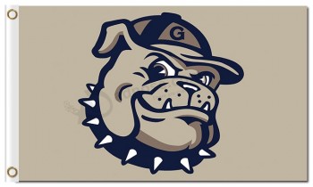 Wholesale custom cheap NCAA Georgetown Hoyas 3'x5' polyester flags only dog head