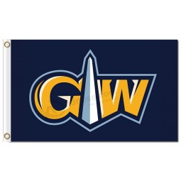 Wholesale custom cheap NCAA George Washington Colonials 3'x5' polyester flags G W CHARACTER