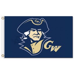Wholesale custom cheap NCAA George Washington Colonials 3'x5' polyester flags G W