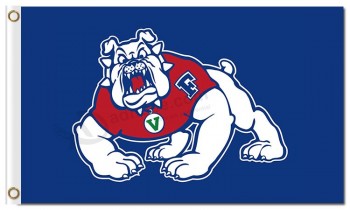 Alto personalizzato-Fine ncaa fresno state bulldog bandiere 3'x5 'poliestere