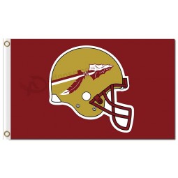 Benutzerdefinierte hoch-Endee Ncaa Florida Zustand Seminolen 3'x5 'Polyester Flaggen roten Helm