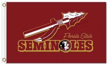 Custom high-end NCAA Florida State Seminoles  3'x5' polyester flags