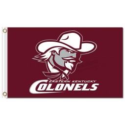Wholesale custom cheap NCAA Eastern Kentucky Colonels 3'x5' polyester flags