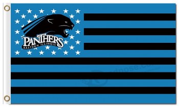 Wholesale custom cheap NCAA Eastern Illinois Panthers 3'x5' polyester flags naiton