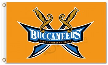 도매 주문품 ncaa 동쪽 테네시 주 buccaneers 3'x5 '폴리 에스테 깃발