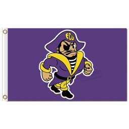 Wholesale custom cheap NCAA East Carolina Pirates 3'x5' polyester flags
