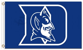 Wholesale custom cheap NCAA Duke Blue Devils 3'x5' polyester flags big logo