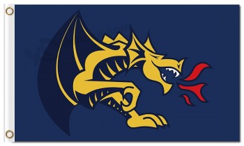 批发定制廉价ncaa drexel龙3'x5'涤纶旗帜标志