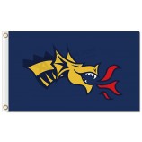 Großhandel benutzerdefinierte billige Ncaa Drexel Drachen 3'x5 'Polyester Flaggen Logo
