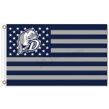 Großhandel benutzerdefinierte billige Ncaa Drake Bulldogs 3'x5 'Polyester Flaggen nationalen