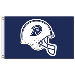Großhandel benutzerdefinierte billige Ncaa Drake Bulldogs 3'x5 'Polyester Flaggen Helm