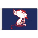 Großhandelskunden preiswerte ncaa depaul blaue Dämonen 3'x5 Polyesterflaggen blau