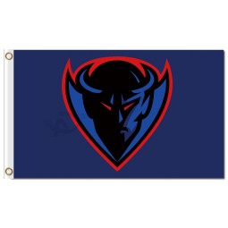 Großhandelskunden preiswertes ncaa depaul blaues Dämonen 3'x5 'Polyester kennzeichnet Logo